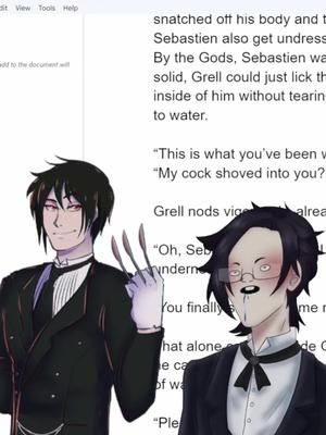 Sebastian x Grell #sebastianmichaelis #grellsutcliff #grellsutcliffe #fanfic #lemon #sebastianxgrell #grellxsebastian #blackbutler #comedy #fanfiction #anime