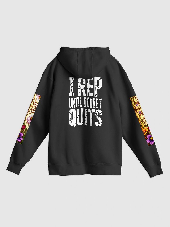 Regal Crown Metallic Logo Hoodie - I Lift Heavy Emotional Baggage Mostly product image (2)