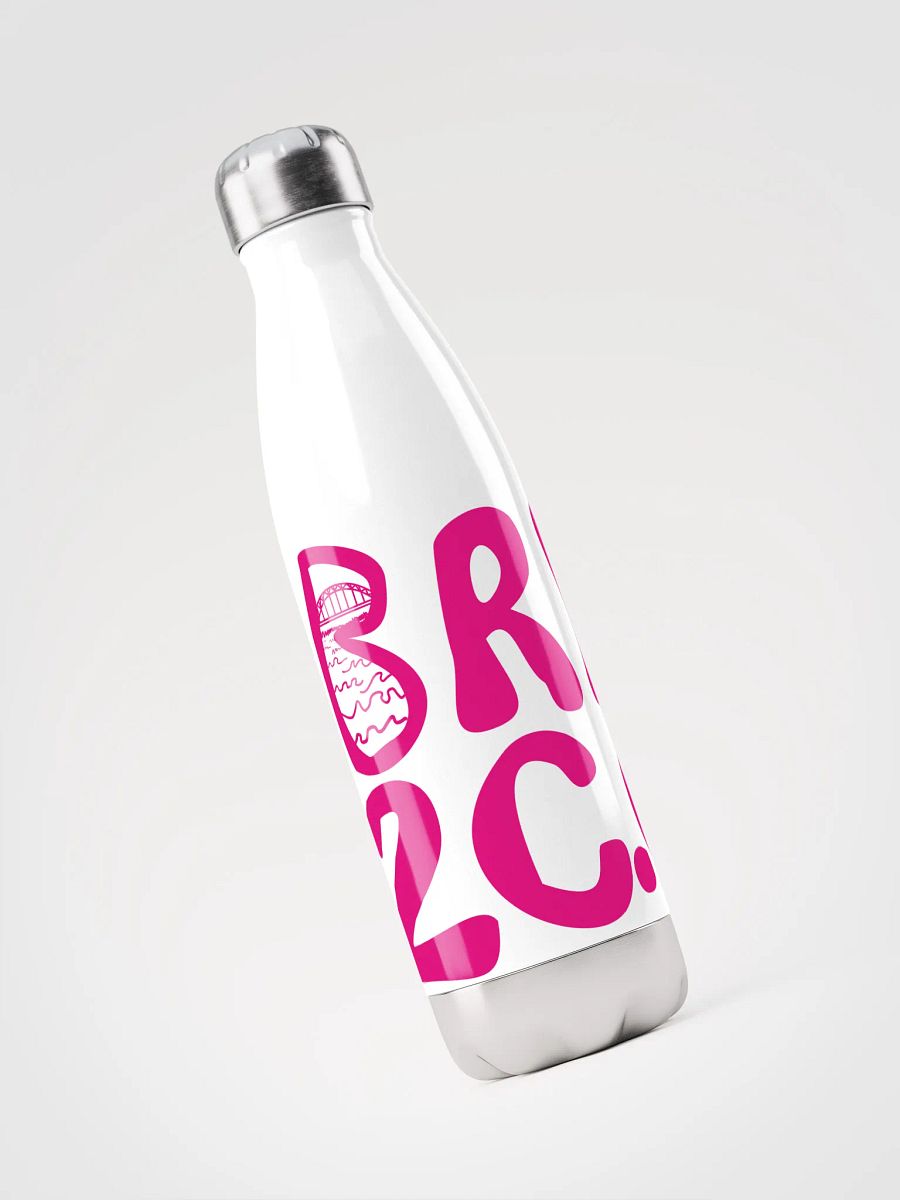 BRN.2C.C.™ | Stainless Bottle | Vibrant Pink on White 💧 product image (3)