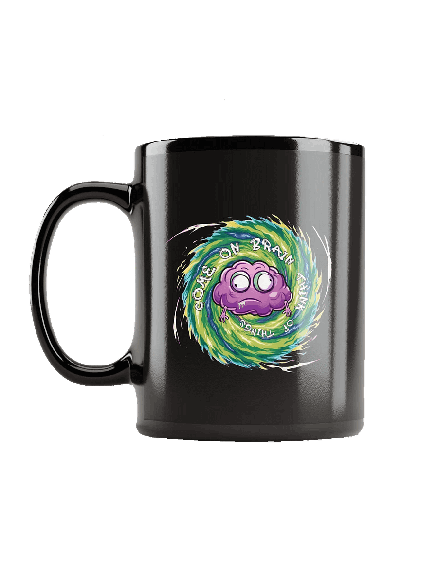 Think of Thinks Black Mug product image (2)