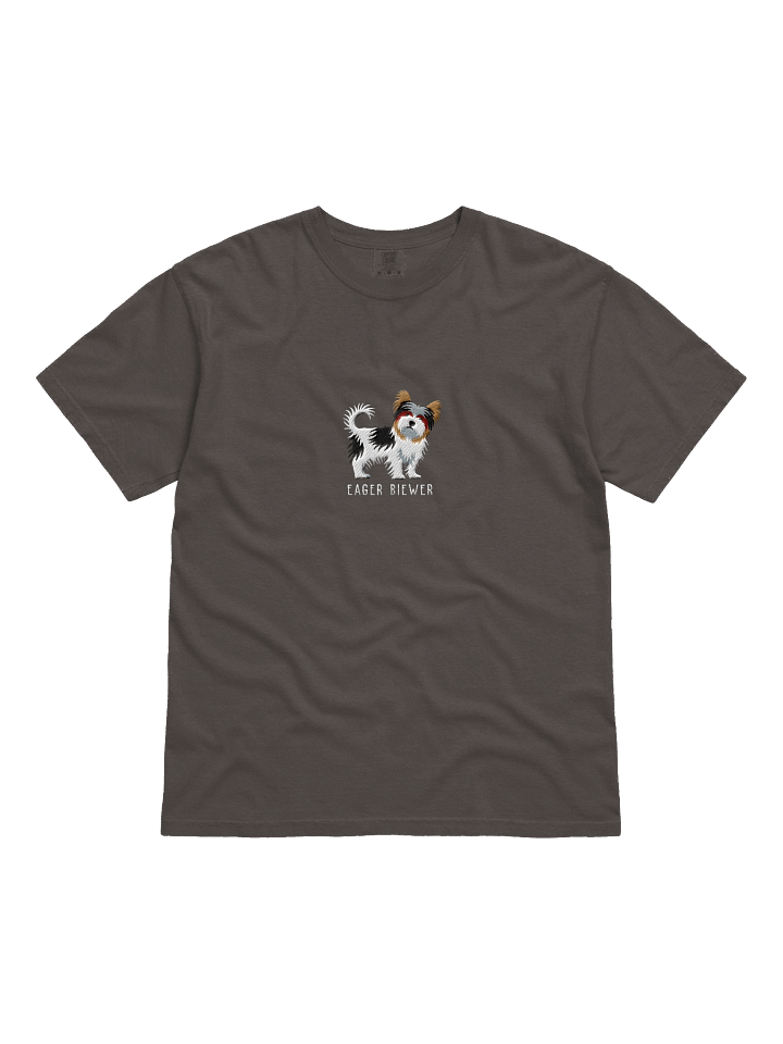 Eager Biewer T-Shirt(Embroidered) of a Biewer Terrier product image (2)
