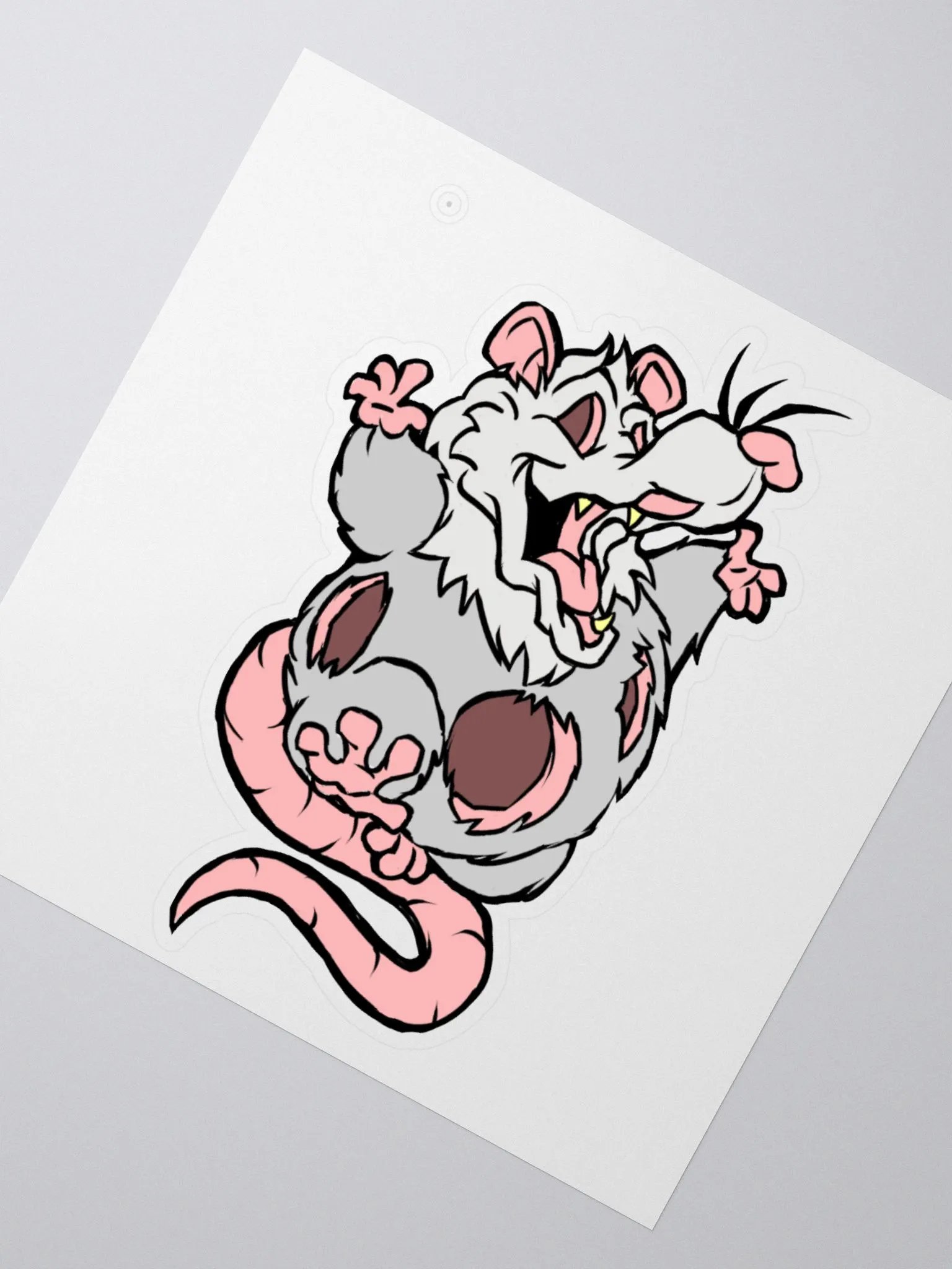 Jump Wiffle Possum [Kiss Cut Stickers] product image (6)