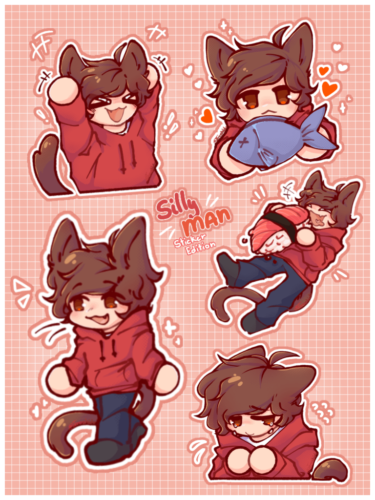 Silly Little Man Vinyl Sticker Pack product image (1)