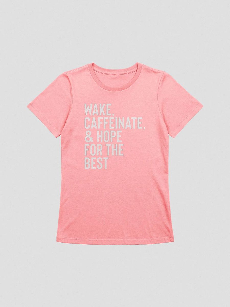Wake & Caffeinate Tee (White) product image (1)