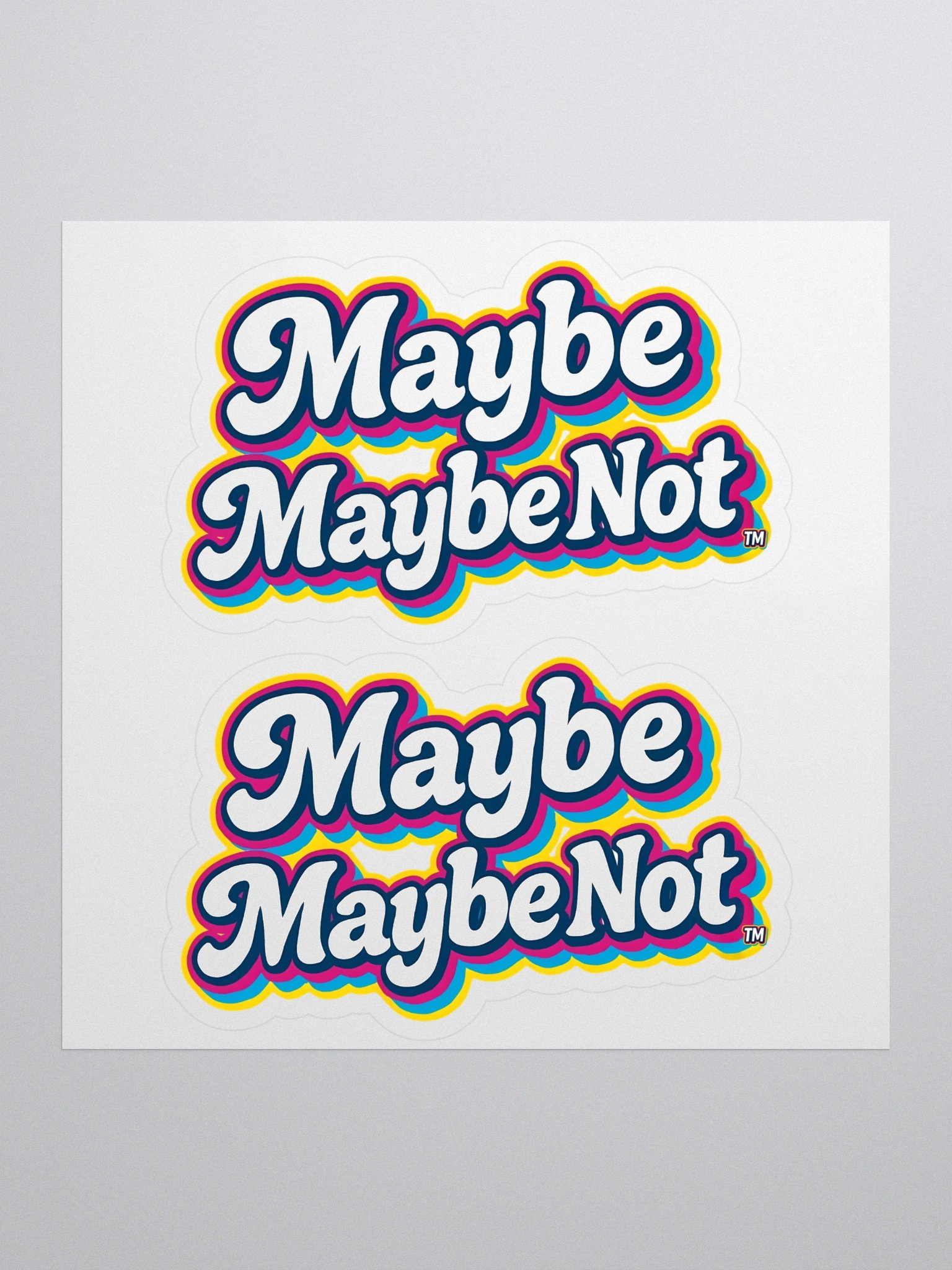 Maybe, Maybe Not Sticker product image (2)