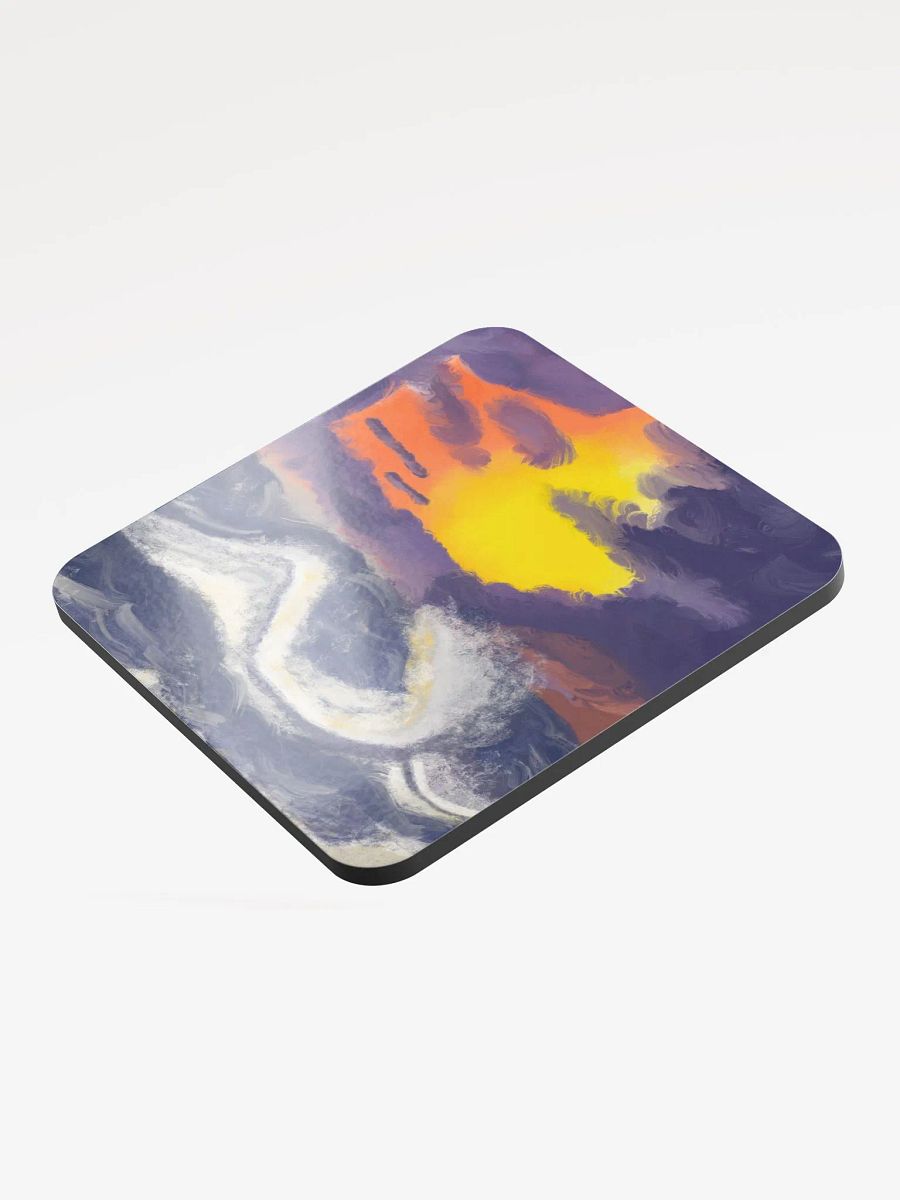 Sunset Ocean Blue Coffee Coaster product image (3)