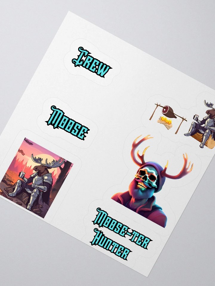 Moose Crew Sticker set product image (6)