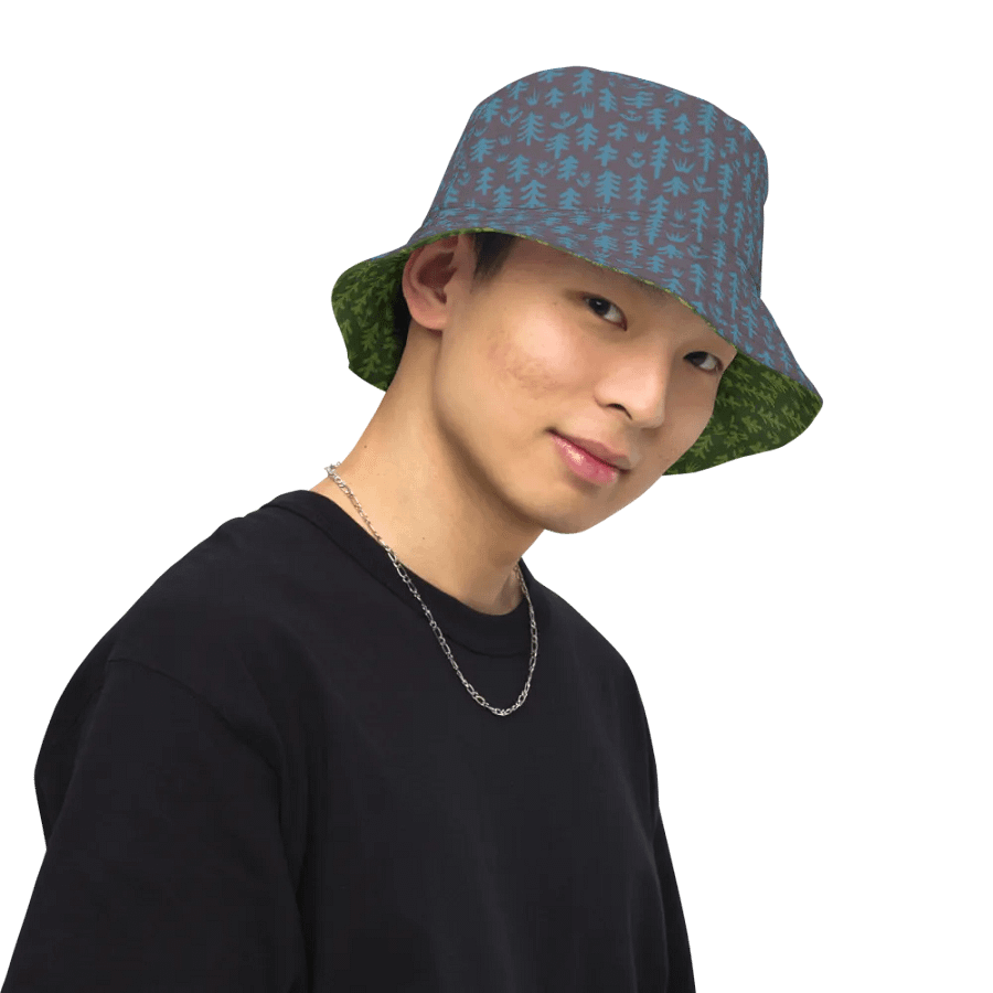 More Trees Please Reversible Bucket Hat product image (3)