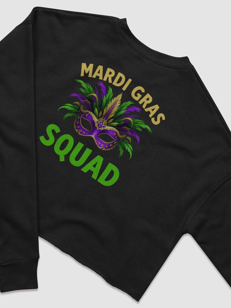 Mardi Gras Squad Crop Sweatshirt product image (4)