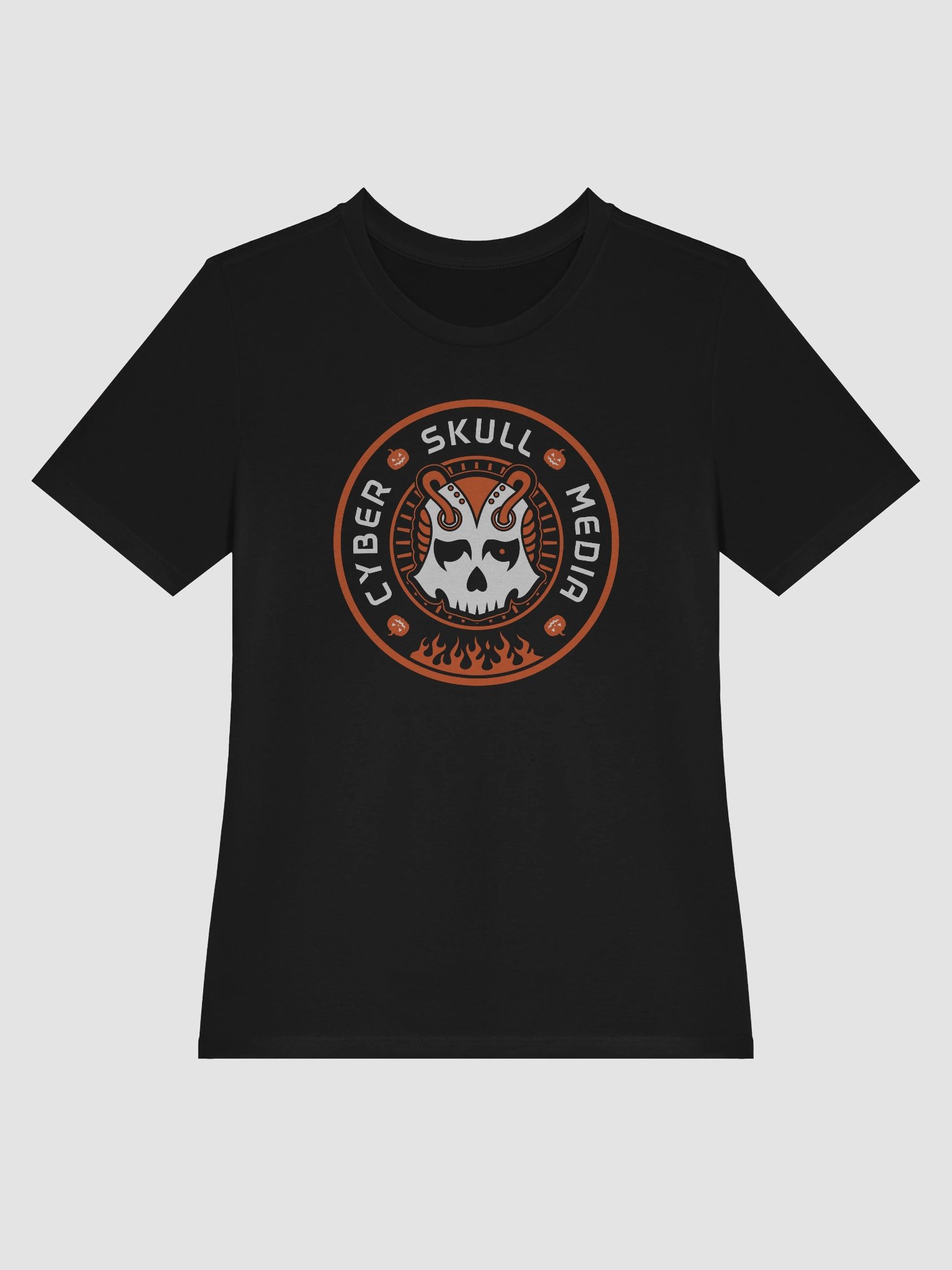 Cyber Skull Halloween 2025 Logo Tee (Women's Fit) product image (3)
