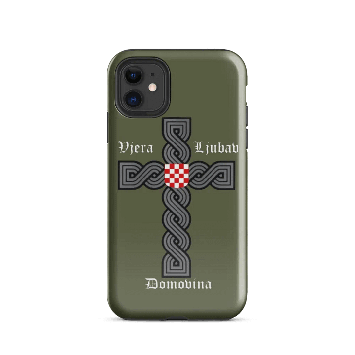 Vjera Ljubav Domovina Tough iPhone® Case product image (47)