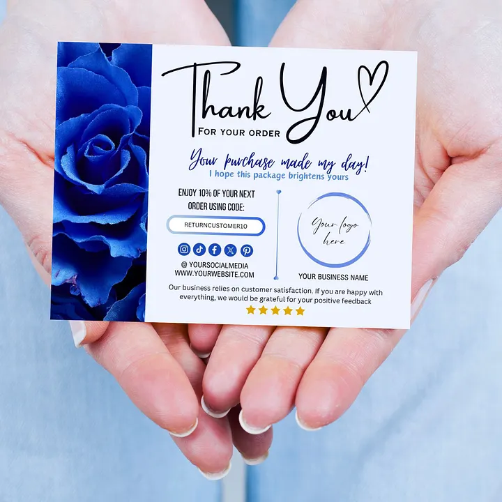 Celestia - Thank You Card Template product image (2)
