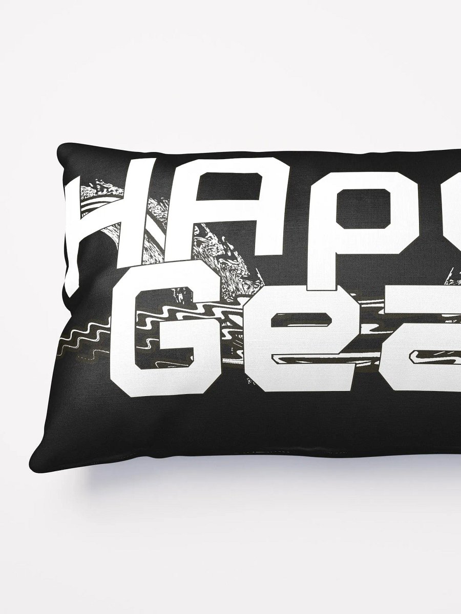Basic Pillow - Black - White HApex Gear White Logo product image (3)