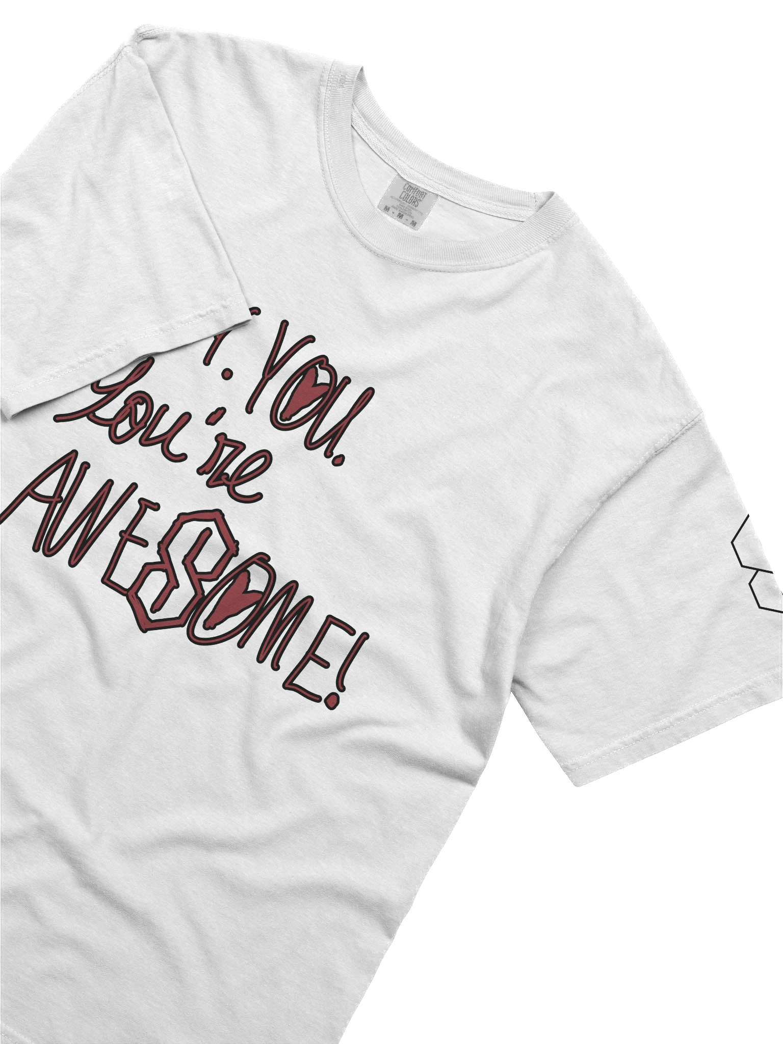 Hey. You. You're Awesome! Light Tee product image (30)