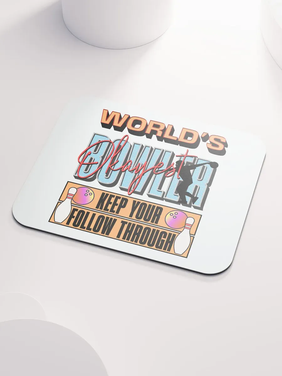 Worlds Okayest Bowler Mouse Pad product image (3)