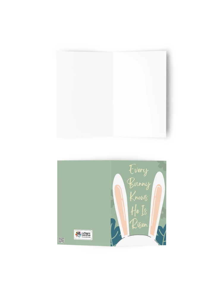 Every Bunny Knows He Is Risen Easter Greeting Card product image (7)