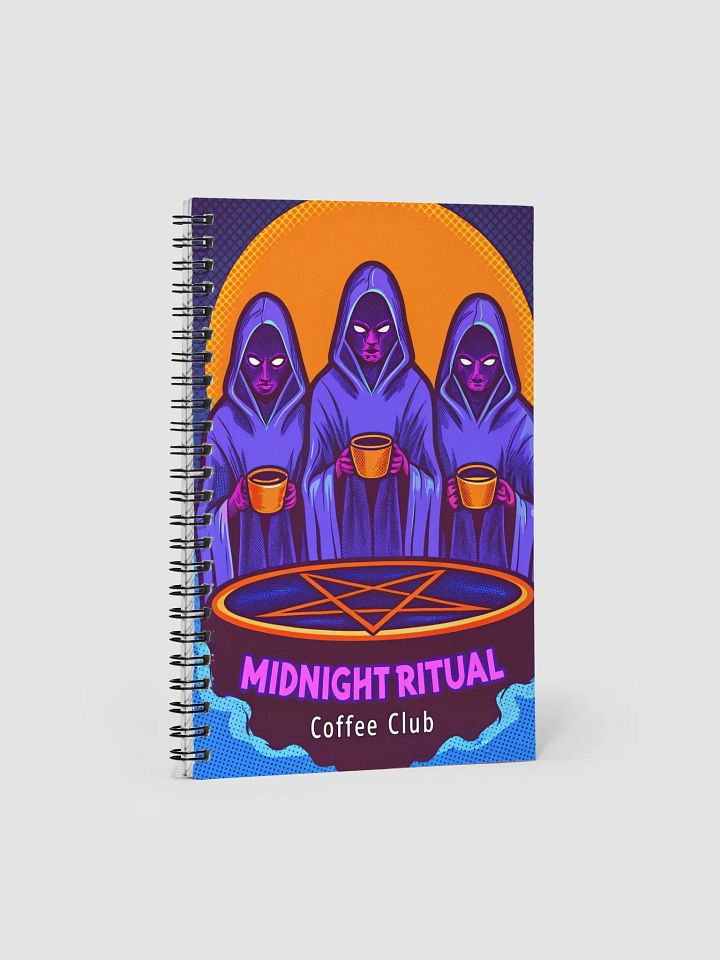 Midnight Coffee Club Spiral Notebook #1 product image (1)