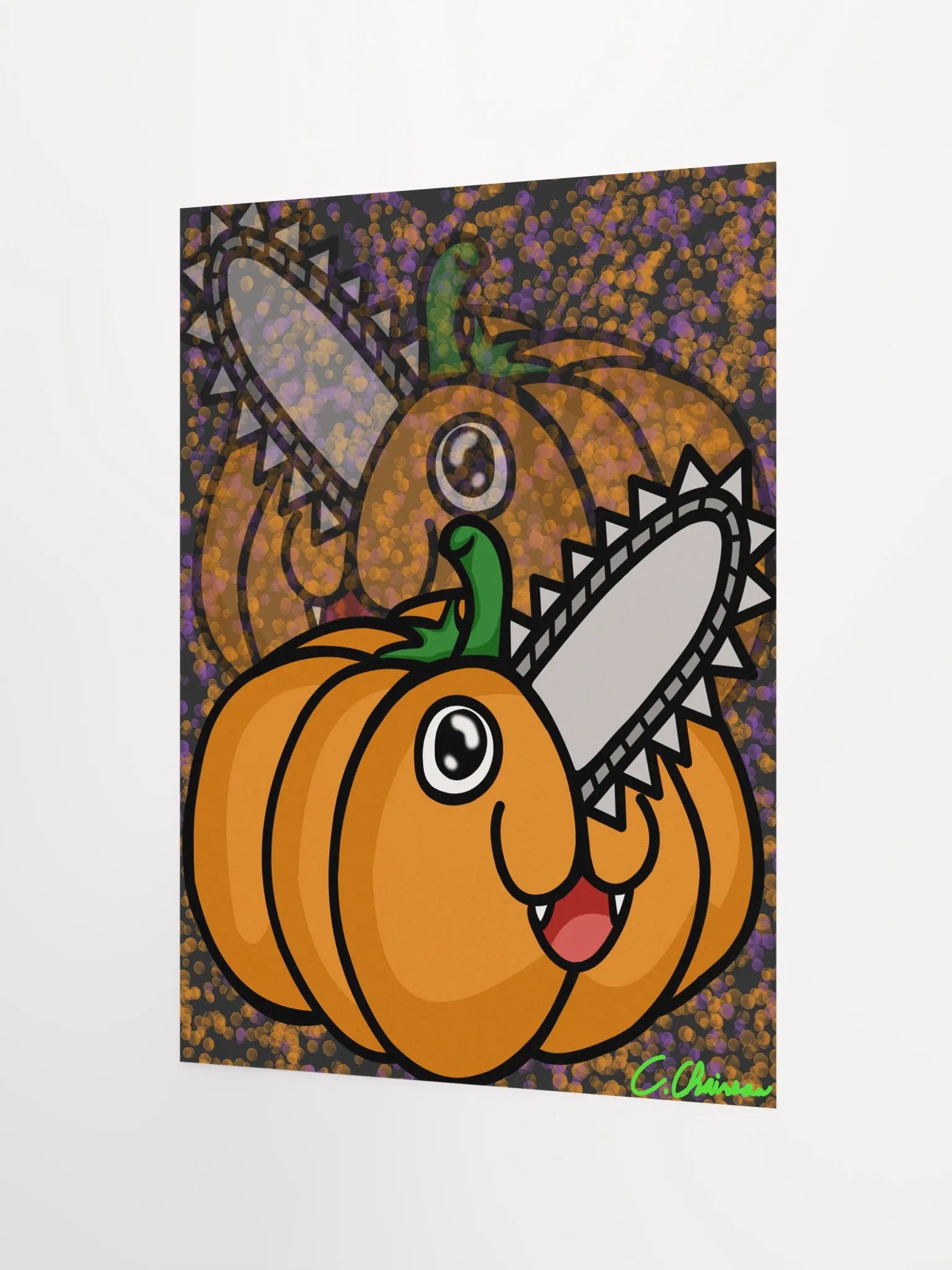 Pumpkinsaw Poster (purple/orange) product image (2)