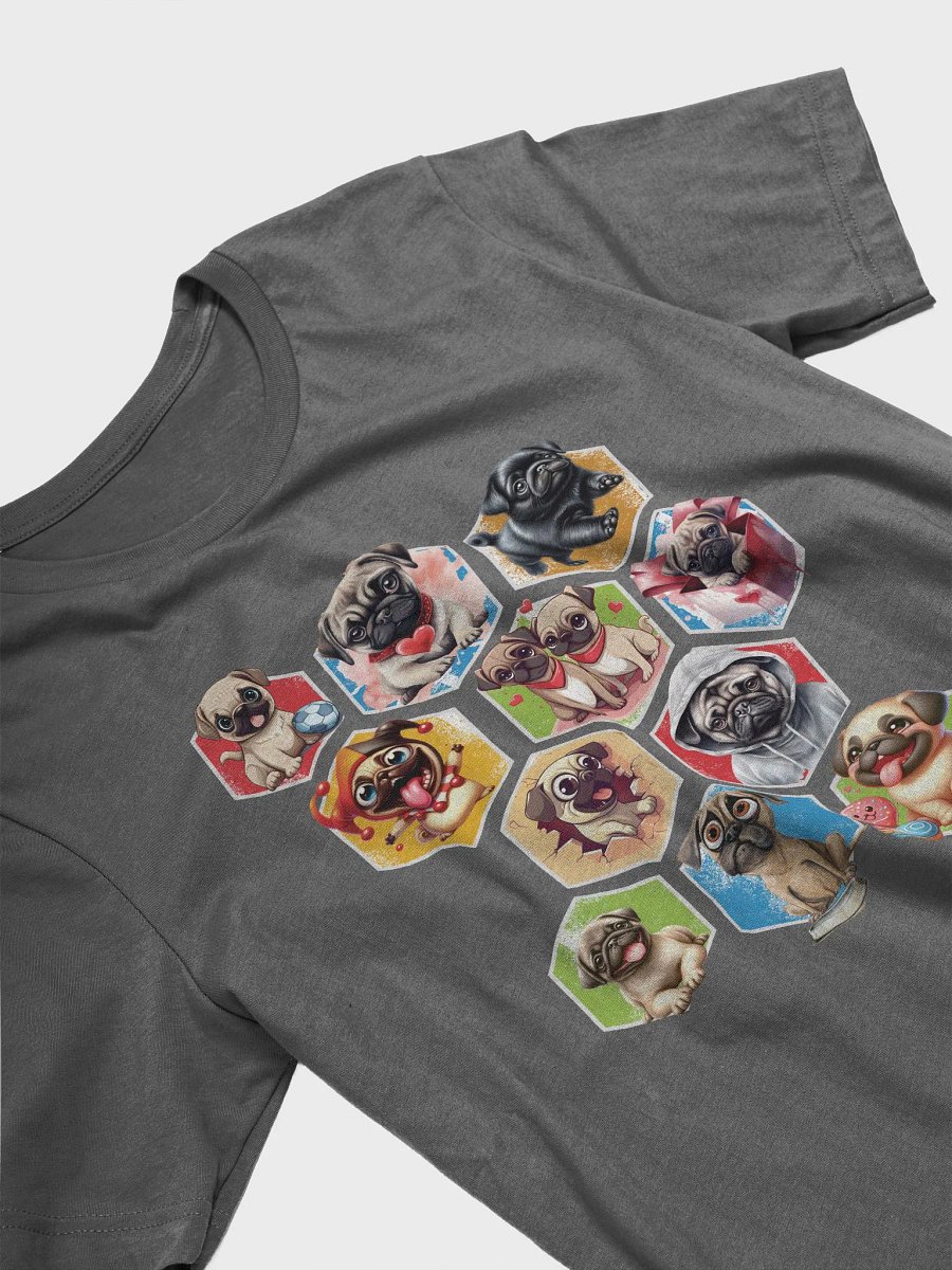 Funny Cute Pugs in Cubes for Anyone Who Loves Their Pet Pug T-shirt Tee product image (6)