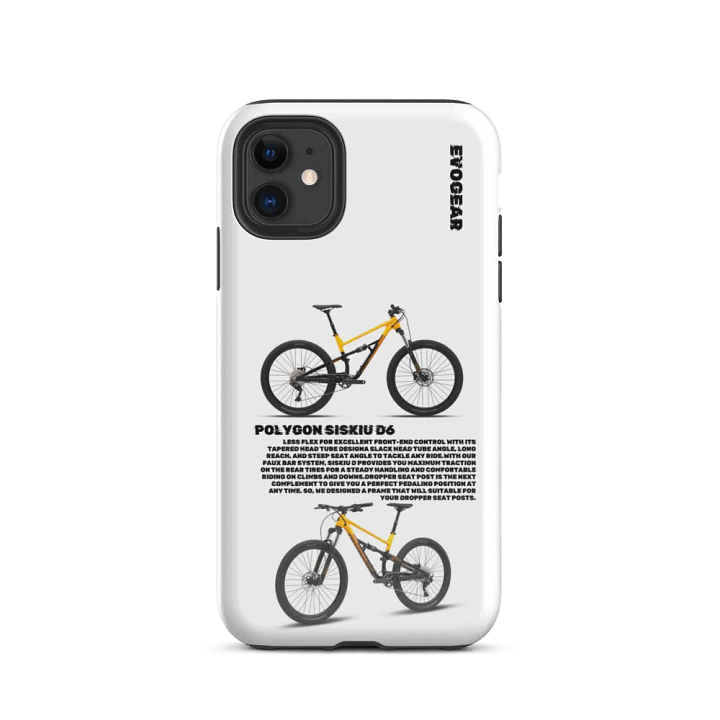 White Siskiu D6 iPhone Case product image (2)