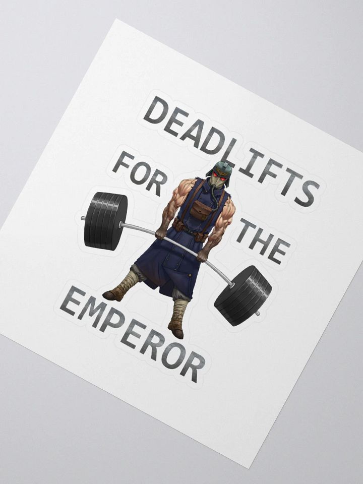 Deadlifts For The Emperor - Masked Soldier - Sticker product image (4)