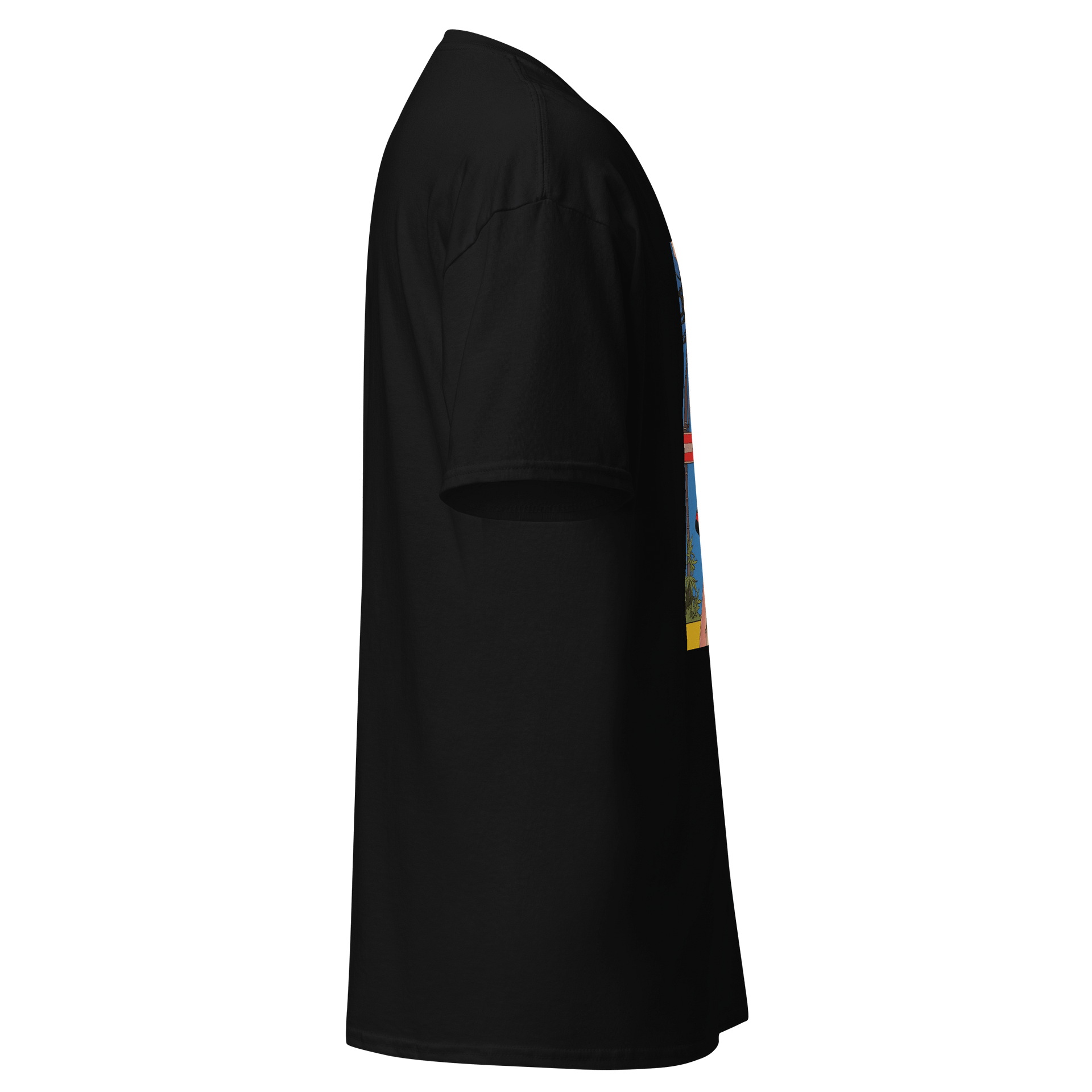 Viterst Anime Crop Top – Light Blue Braided Hair Aesthetic Heavyweight T-Shirt | Streetwear Pinterest-Inspired Fashion product image (6)