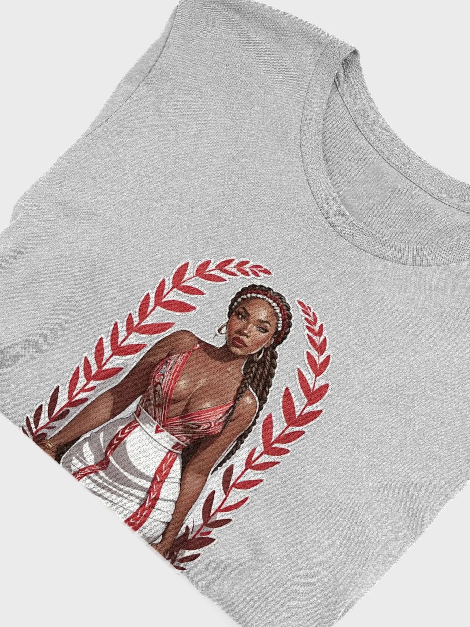 Braided Beauty in Red | T-Shirt product image (49)