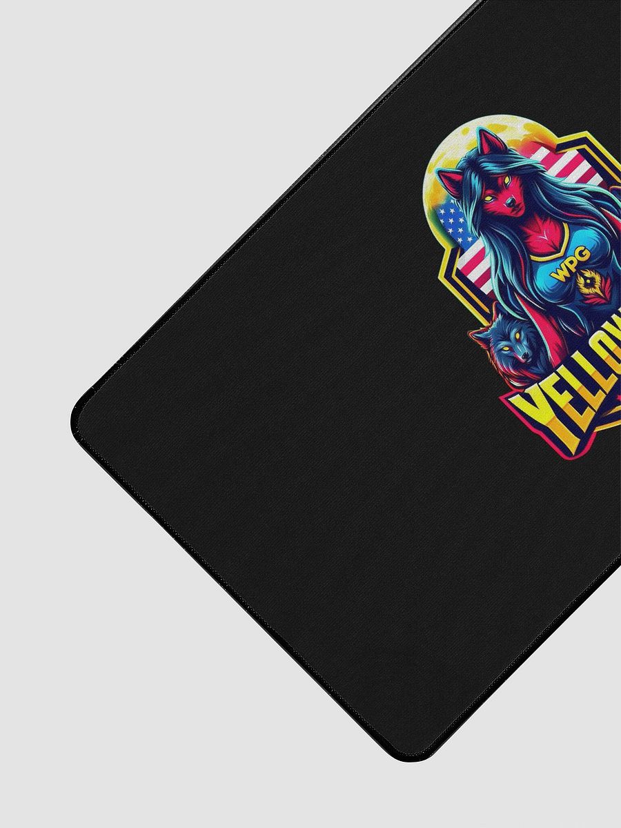 Yellow Wolf Gaming Desk Mat product image (3)