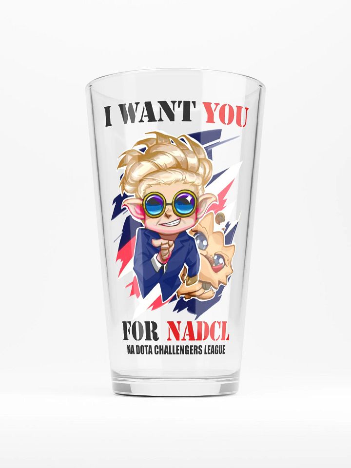 NADCL Wants You Pint Glass product image (1)