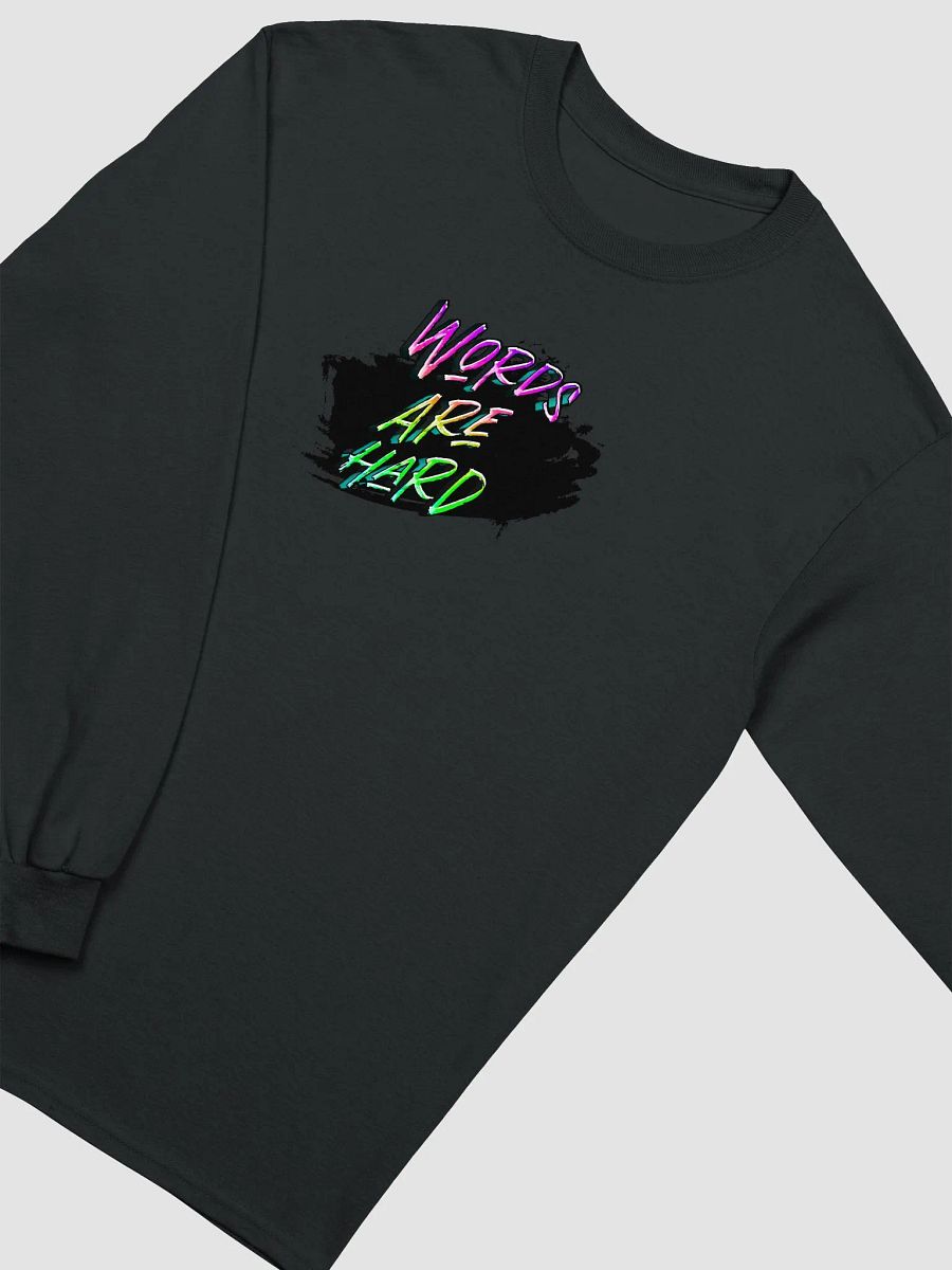 Synisisms Collection - Words Are Hard Long Sleeve Tee product image (3)