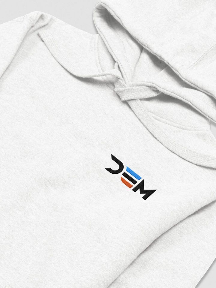 Dem White Hoodie (Embroidered) product image (2)