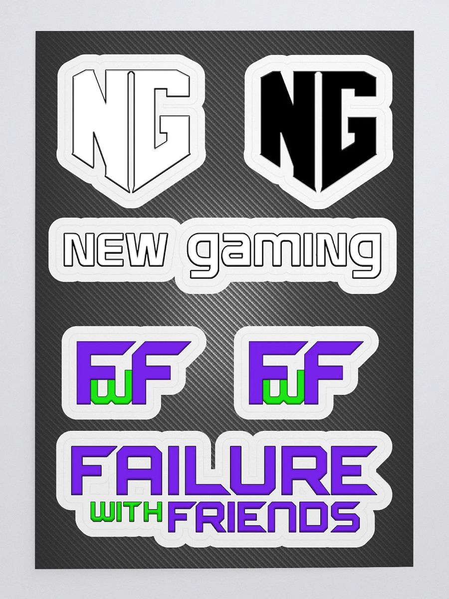 N.E.W. Gaming Sticker Sheet product image (1)