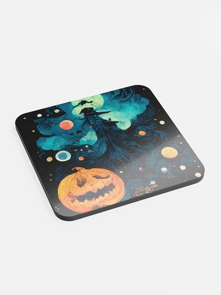 Mystical Halloween Night Cork Coaster product image (2)
