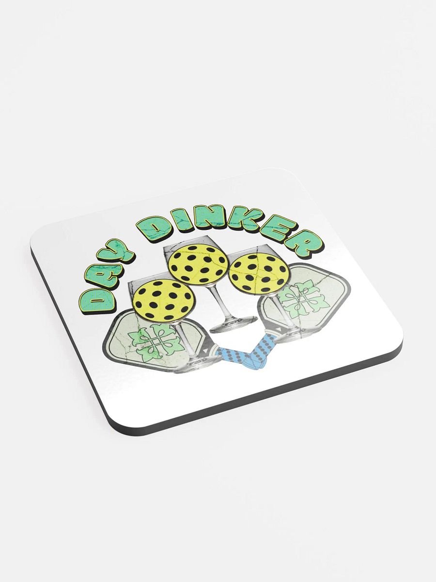 Day Dinker Pickleball Wine Coaster Set product image (2)