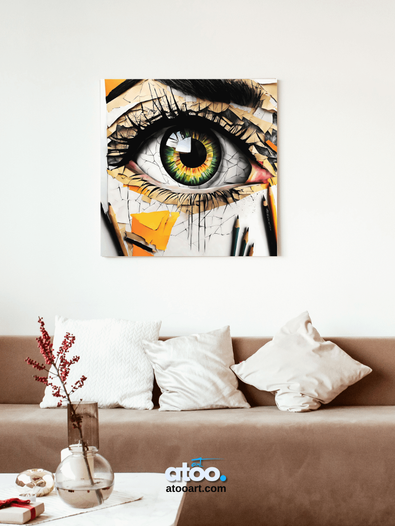 Paper Collection | Depths of the Eye | Canvas Art Painting product image (5)