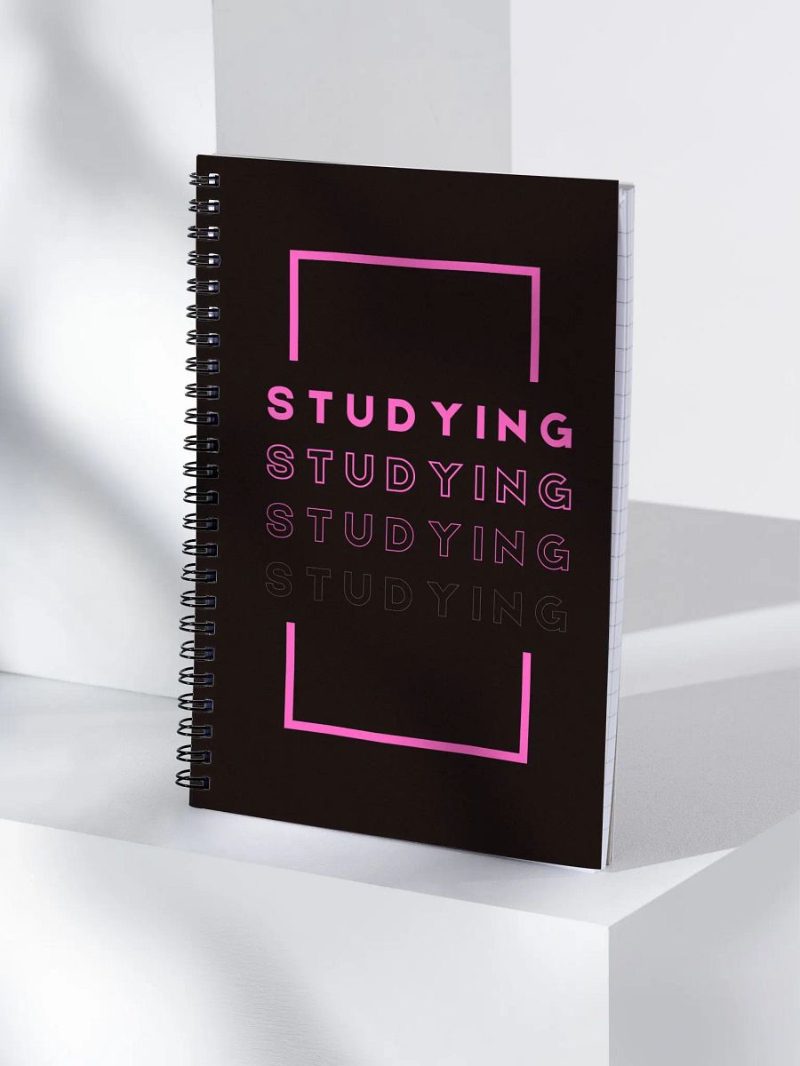 Studying Spiral Notebook product image (3)