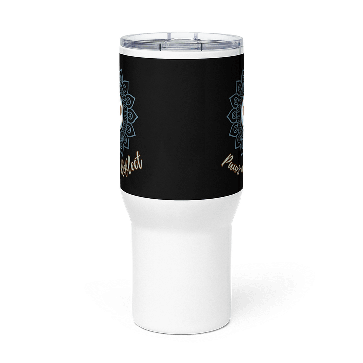 Paws and Reflect Mandala Paw Print Zen Journey Travel Mug product image (3)
