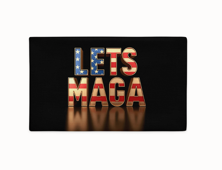 Patriotic Lets Maga Premium Pillow Case product image (1)