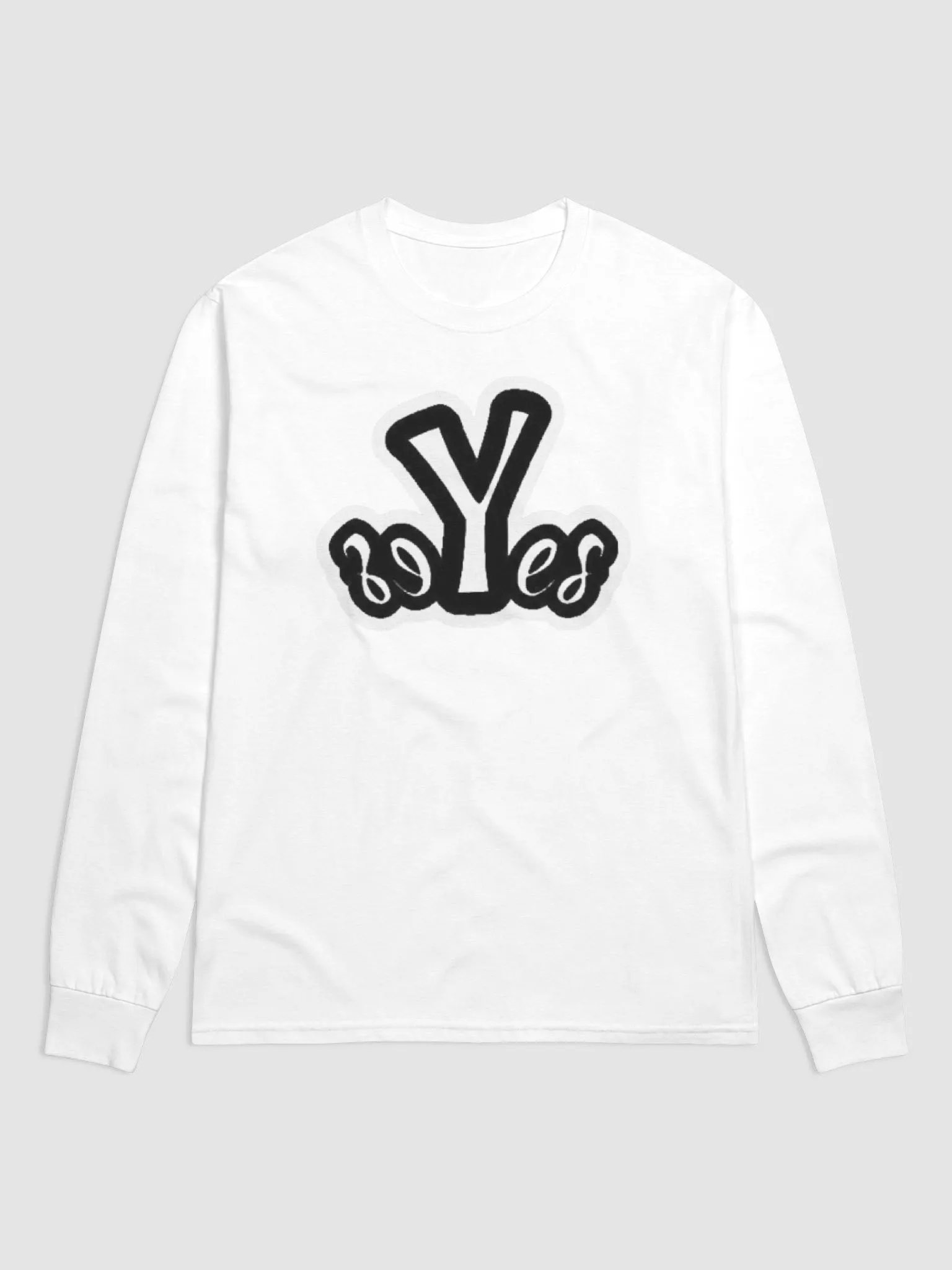 YesYes B/W Champion Longsleeve product image (1)