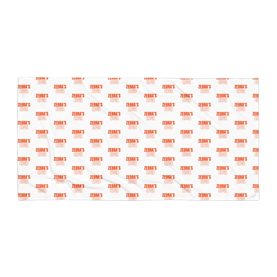 Zebra's Edge Sublimated Towel product image (1)