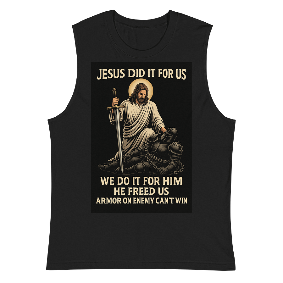 JESUS DID IT FOR US - ARMORED DISCIPLE TANK product image (2)