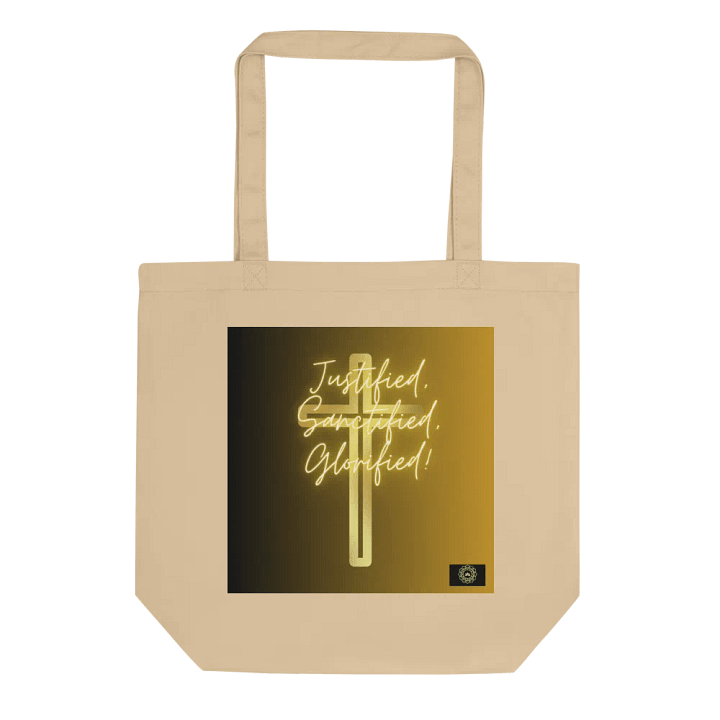 Justified, Sanctified, Glorified! Eco Tote product image (1)