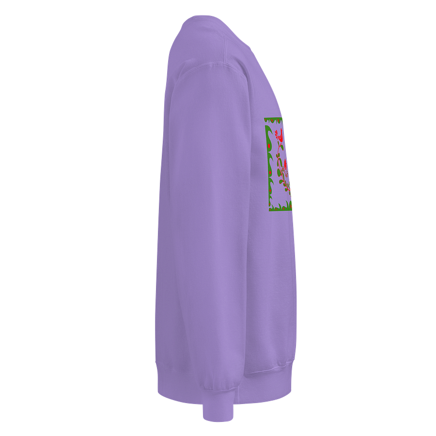 Hungarian Traditional Art Lila Sweatshirt product image (4)