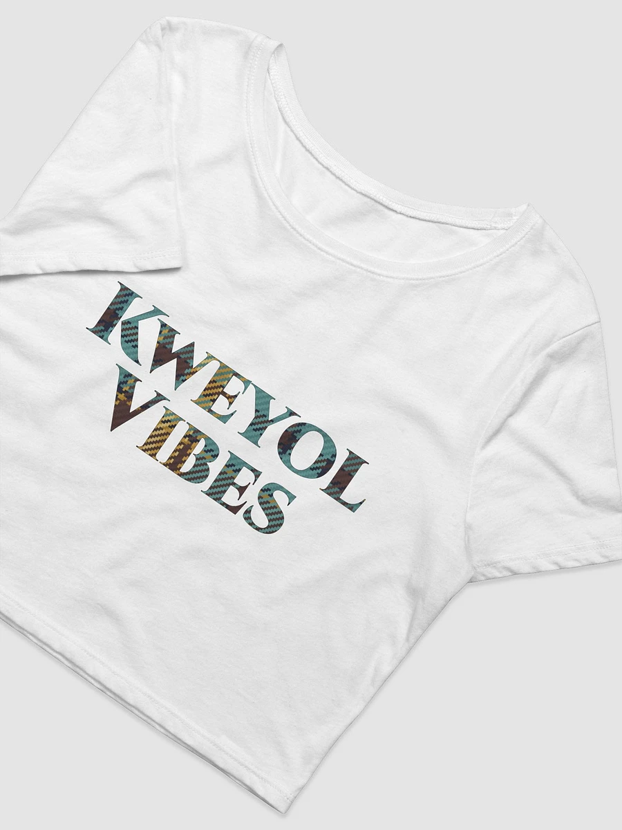 Kweyol Vibes Madras Crop Tee product image (3)