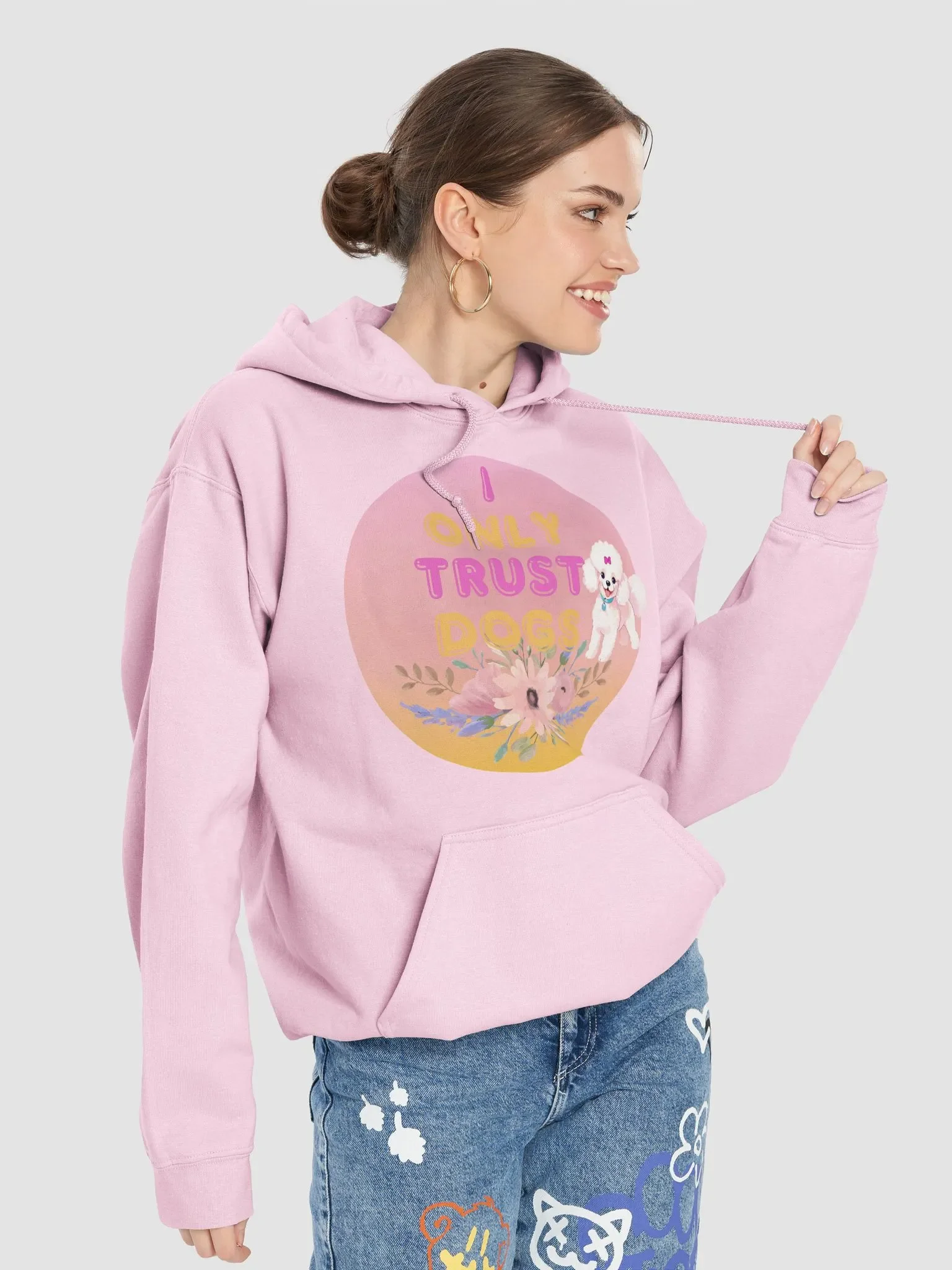 Trusty Pup Gradient Hoodie product image (40)