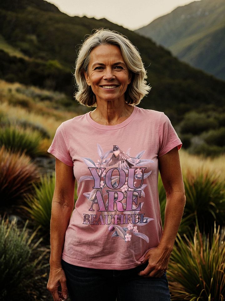 Unisex Kinship - You are Beautiful - Love and Joy Message Ngaio Piwakawaka and Bee Tee product image (34)