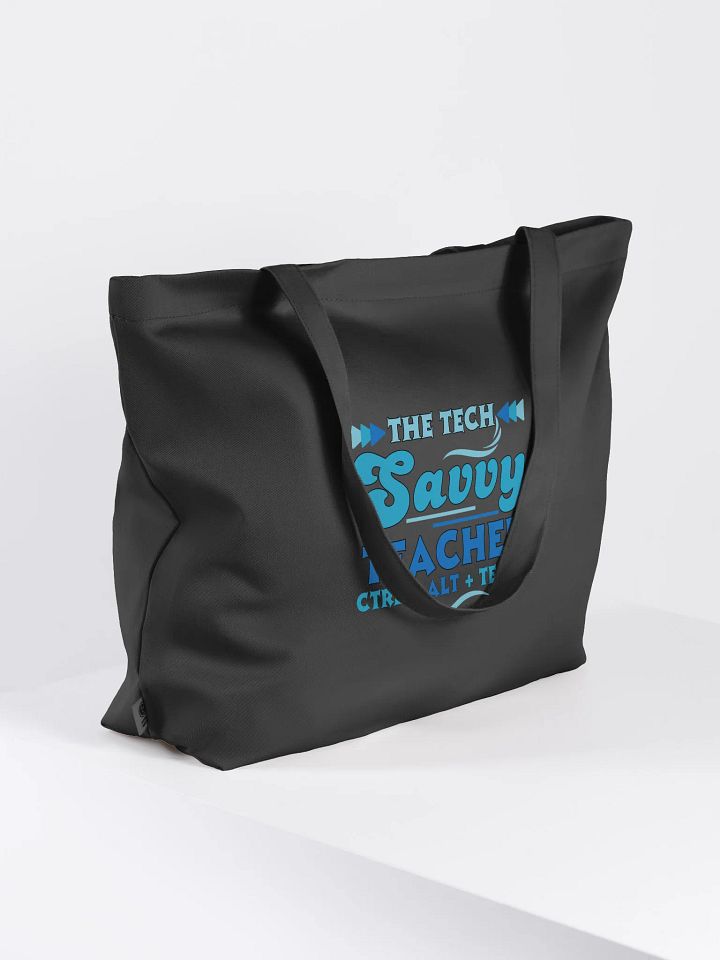 The Tech Savvy Techer, Ctrl + Alt + Teach Eco Tote bag product image (2)