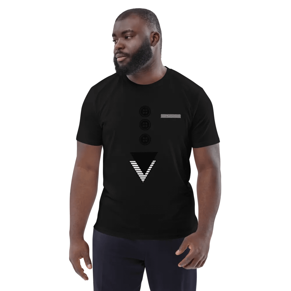 Triangles with buttons and hankie Organic Cotton T-Shirt product image (5)