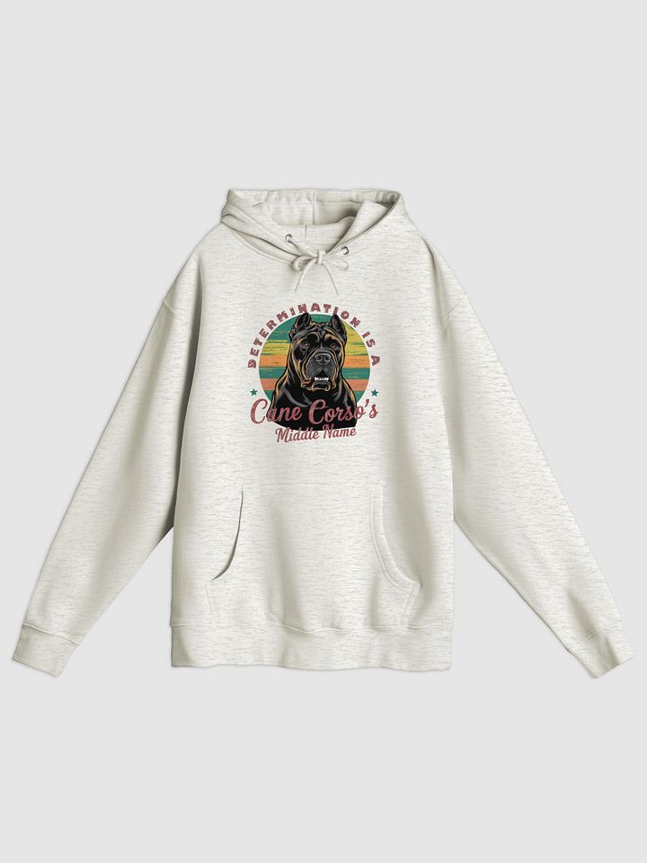 Black Cane Corso Retro Hoodie – Vintage Color Dog Lover Apparel product image (22)