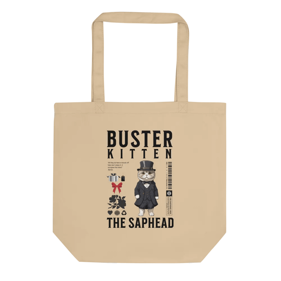 The Saphead - Buster Kitten - Eco Bag product image (1)